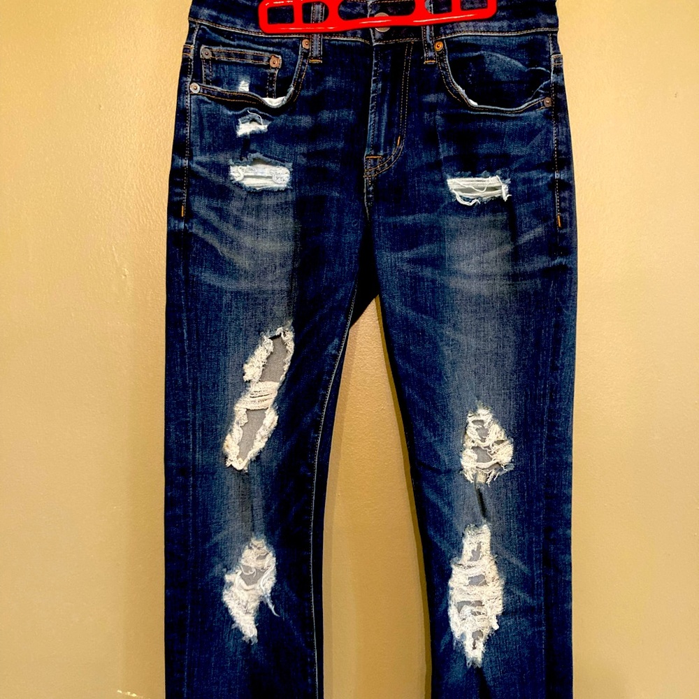 American Eagle ripped jeans